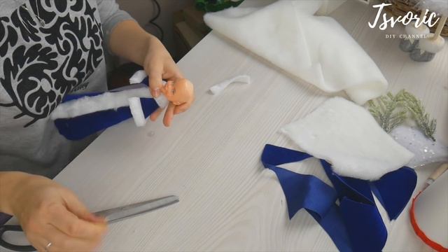 DIY Christmas dolls / Дедушка Мороз и Снегурочка своими руками / DIY TSVORIC