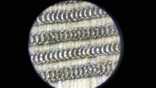 Размер точки лазера при линзе F290 Тесты гравировок. смотреть онлайн