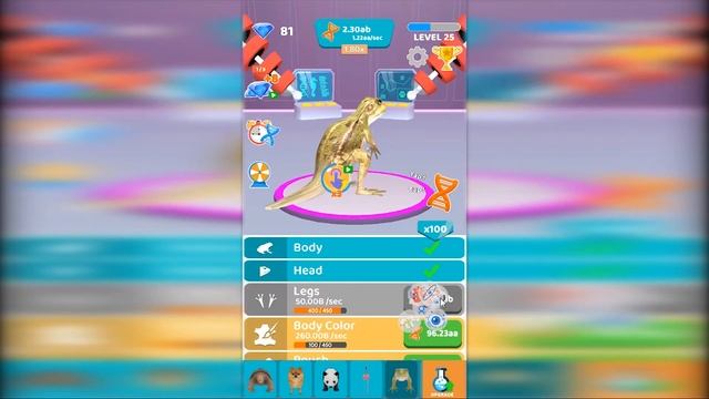 Idle Animal Evolution / ЭВОЛЮЦИЯ СКРЕЩИВАНИЯ ЖИВОТНЫХ part 5 смотреть онлайн