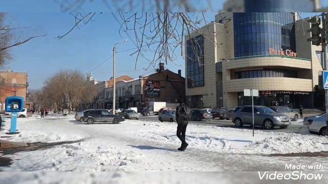 Прогулка пешком/по центру/г.Семипалатинск/Март 2022г