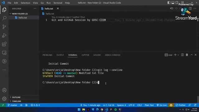 Exploring Git and Github смотреть онлайн