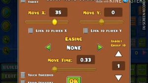 Как сделать так чтобы вещи в Geometry Dash двигались!?