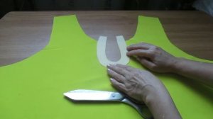 Обработка  горловины  -  капелька.  Как  сшить  быстро.