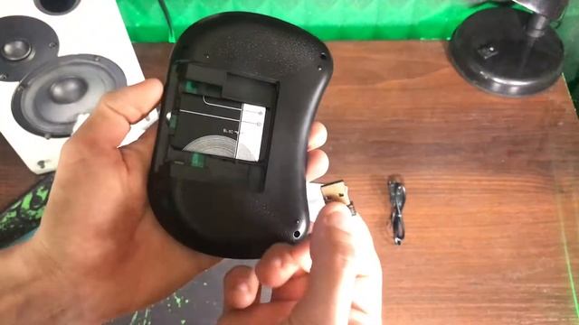 Обзор беспроводной мини клавиатуры с RGB подсветка .