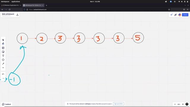 Remove Duplicates from Sorted List II | Leetcode 42 | March Day 9 | 2 Pointer | Map смотреть онлайн