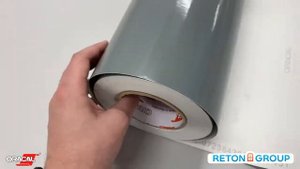 Виниловая плёнка глянцевая Oracal 641 (оракал) серый: 071 / рекламная пленка для плоттера