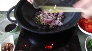 Индийская кухня: Рис с зеленой фасолью