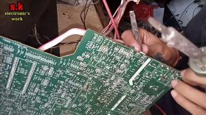 Universal China tv repair, dead tv repair  s.k electronic's work