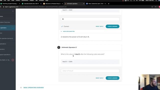 Basic Operators in Python - Arithmetic operators - Challenge #1 and #2 смотреть онлайн