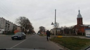 Дорога из Польши в Украину .ВЛАДИМИР-ВОЛЫНСКИЙ. Костелы .Старые военные казармы