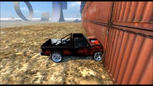 BeamNG.Drive Mod : Pickup Drag 3000HP (Crash test)
