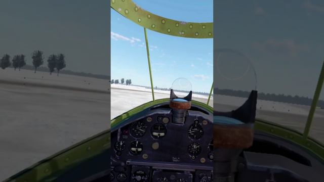 Посадка Grumman XP-50 с неработающим двигателем, War Thunder, VR.