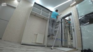 сборка-установка шкафа-купе в прихожую