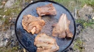 Бараньи ребра на садже