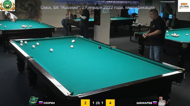Константин Шинкарев (Магадан) - Сергей Скорин (Самара). Суперфинал "Сеньоры России 2021" смотреть онлайн