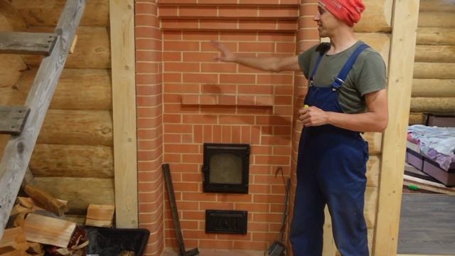 Кирпичная печь через два года эксплуатации.