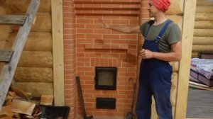 Кирпичная печь через два года эксплуатации.