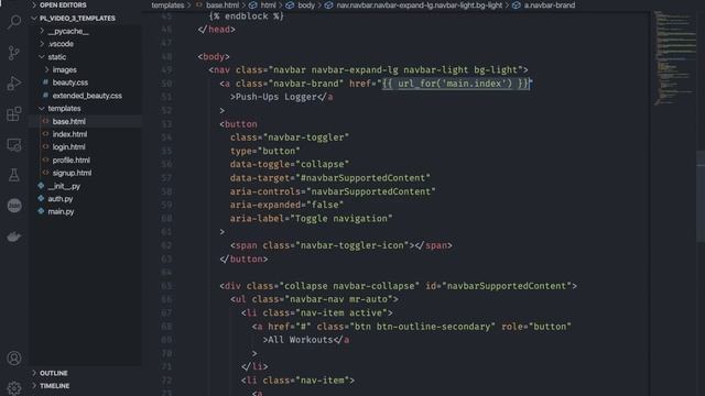 Python Flask Tutorial 3 - Flask Templates