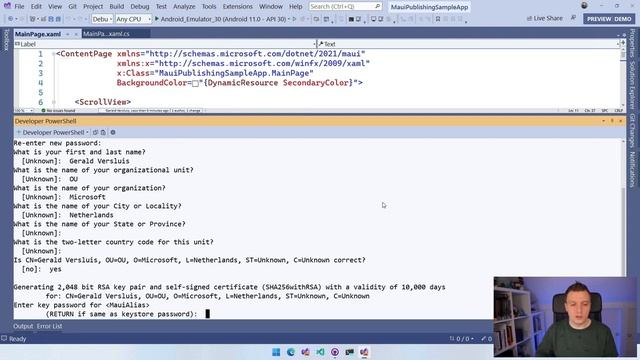 Create a Signed and Publishable .NET MAUI Android App in VS2022 ...