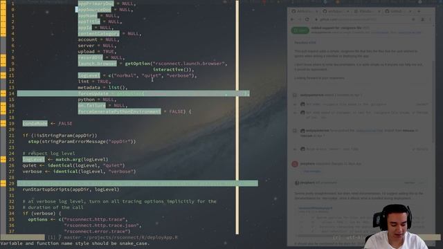 You need to user NVIM-R as your IDE! смотреть онлайн