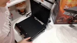 гриль - вафельница GFGRIL GF-180 / распаковка / полный обзор гриля