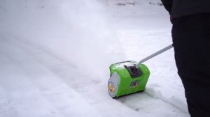 Снегоуборщик (снеголопата) Greenworks GD40SS аккумуляторный 40V (арт 2600807)