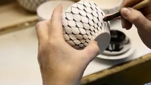Как производится фарфоровая посуда. Знаменитая 