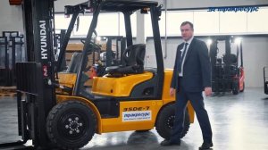 Вилочный погрузчик Hyundai с ДВС