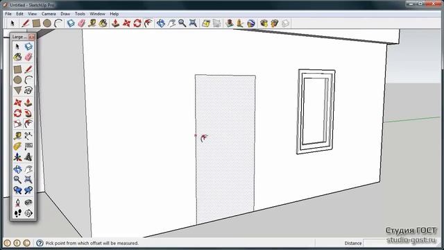 Уроки по SketchUp 8. Для начинающих. Урок 2 смотреть онлайн