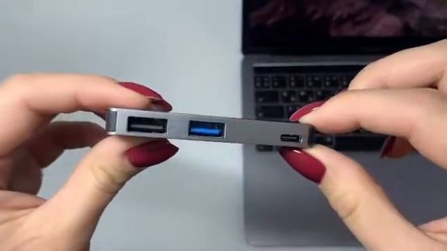 Идеальный помощник для вашего Макбука! Адаптер Hub USB Type-C 3 в 1 от компании VLP