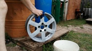 Покраска дисков баллончиком своими руками. Убираем дисбаланс на скорости 100-120км