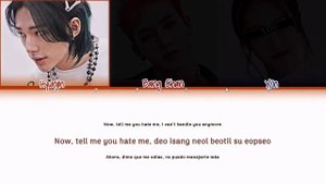 • [Karaoke] SKZ Bang Chan & Hyunjin — Red Lights [3 members ver] (Color Coded Lyrics Eng/Rom/Esp)