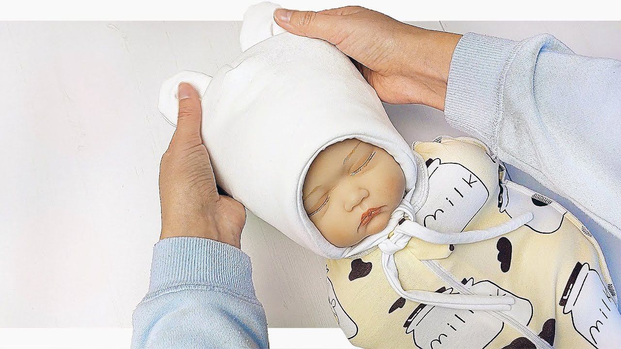 Теплая зимняя шапочка для малыша своими руками смотреть онлайн