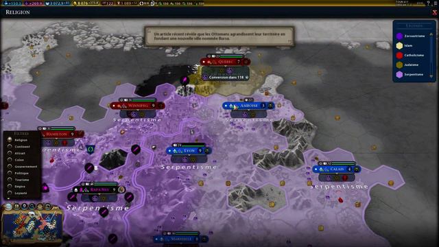 Let's play (fr) Civilization VI Gathering Storm #3.12 : L'expansion agressive смотреть онлайн