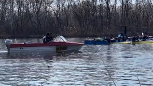 Лодка Крым-М + Honda BF20, река Днепр, город Днепр, гребной канал