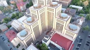 Культурно-деловой центр Менора, Днепр. Как выглядит Menorah Center с высоты