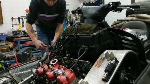 Снегоход Ямаха вентура древний как мамонт Поднятие с колен третья часть