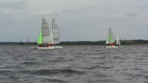 Гонки парусных катамаранов