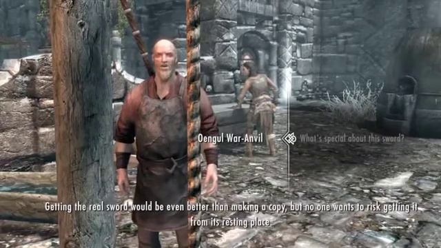 Skyrim ~ How To Keep Queen Freydis's Sword смотреть онлайн