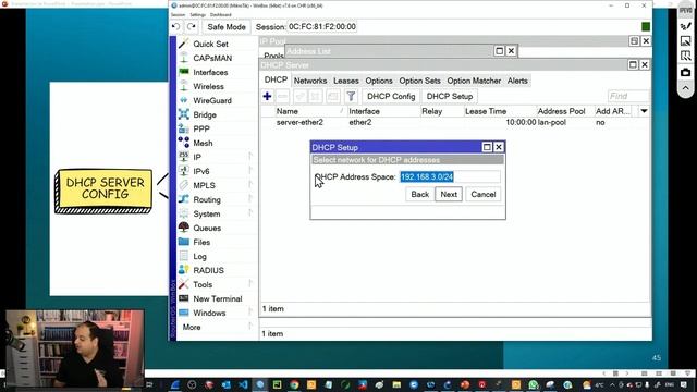 DHCP Server Wizard on Mikrotik Devices смотреть онлайн