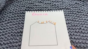 Видео-описание . Пончо-свитер спицами . Из толстой пряжи . Oversize .