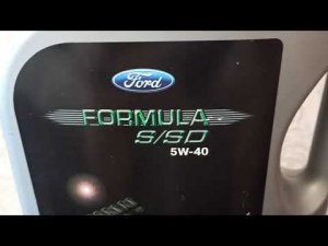 Подделка. Моторное масло Ford Formula 5W-40
