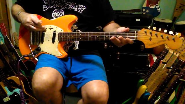 1967 Fender Mustang Refinished in Competition Orange смотреть онлайн