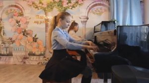 Марченко Ангелина и Осипова Алла - В. Соловьев "Полька"