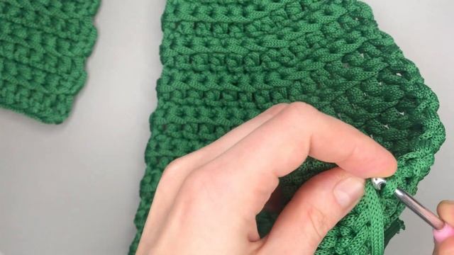 ?ёлочка салфетка из шнура или трикотажной пряжи●christmas tree napkin made of cord or knitted yarn