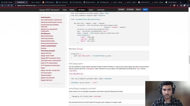 Django Rest Framework authentication | Exploring Django and DRF | twitch archives #4 смотреть онлайн