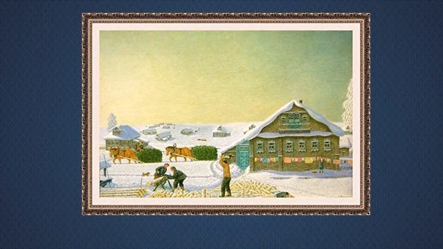 "Вологодский Пиросмани"   художник Георгий Иванович Попов 1939 -  2018)"