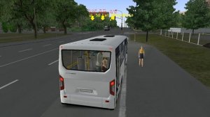 OMSI 2. Под музыку на ПАЗ 320435-04. Карта Чистогорск. Маршрут 112 с обратным рейсом.