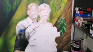 Свадебный портрет Аэрографом