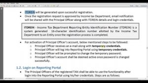 Live Demo - Compliance check Facility Section 206AB and 206CCA | Income Tax Reporting Portal